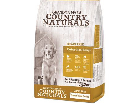 Grandma Mae s Country Naturals Grain Free L.I.D. Dry Dog Food Turkey 1ea 25 lb Online now