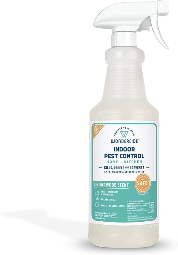 Wondercide Flea Tick And Mosquito Control Spray 32 oz.-Cedar Supply