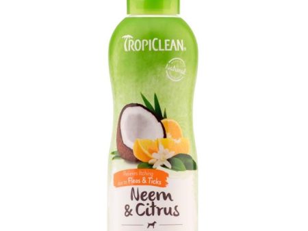 TropiClean Neem & Citrus Flea & Tick Relief Shampoo for Dogs 1ea 20 fl oz Discount