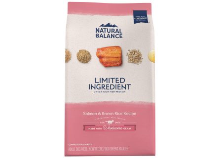 Natural Balance Pet Foods L.I.D. Adult Dry Dog Food Salmon & Brown Rice 1ea 4 lb Supply