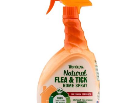 TropiClean Natural Flea & Tick Home Spray 1ea 32 fl oz Hot on Sale