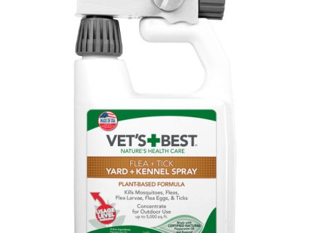 Vet s Best Natural Flea and Tick Yard and Kennel Spray 1ea 32 fl oz Online