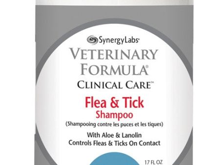 Synergy Labs Flea and Tick Shampoo for Dogs 1ea 16 fl oz Online Hot Sale