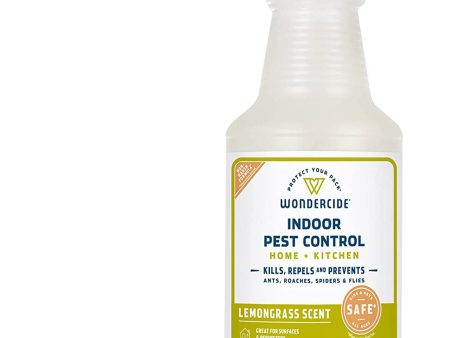 Wondercide Flea Tick And Mosquito Control Spray 32 oz.-Lemongrass For Cheap