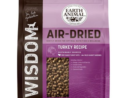 Earth Animal Dog Wisdom Air-Dried Turkey 8Lb Supply