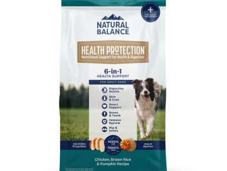 Natural Balance Pet Foods Health Protection Dry Dog Food Chicken, Rice  Pumpkin, 1ea 24 lb Supply