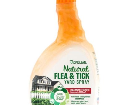 TropiClean Natural Flea & Tick Yard Spray 1ea 32 fl oz on Sale