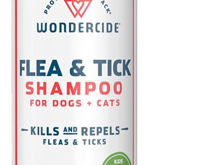 Wondercide Flea And Tick Shampoo For Dogs   Cats-12oz. Liquid Shampoo-Peppermint Sale