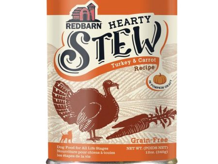 Redbarn Pet Products Hearty Stew All Life Stages Canned Dog Food Turkey & Carrot, 12oz. (Case of 12) Discount