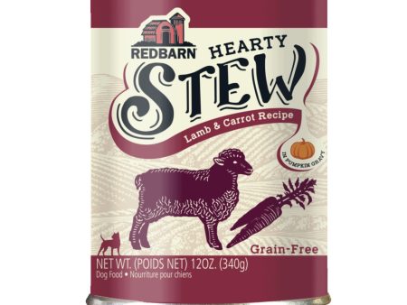 Redbarn Pet Products Hearty Stew All Life Stages Canned Dog Food Lamb & Carrot, 12oz. (Case of 12) Discount