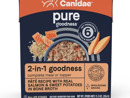 Pure Goodness 2-In-1 Bone Broth Meal Topper Salmon Sweet Potato 11.5oz. For Discount