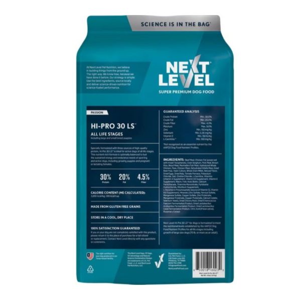 Natures Own Next Level Hi-Pro 30 Life Stages Dog Food 4 Lb Sale