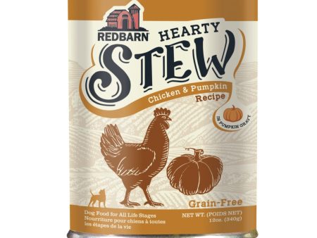 Redbarn Pet Products Hearty Stew All Life Stages Canned Dog Food Chicken & Pumpkin, 12oz. (Case of 12) For Cheap