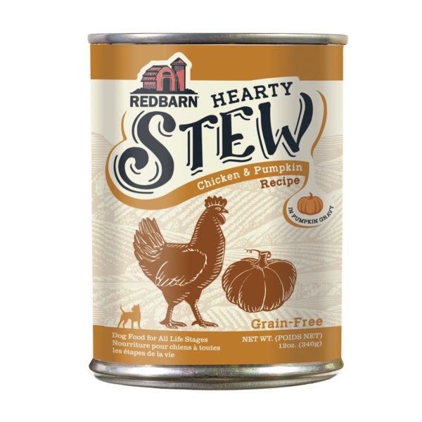 Redbarn Pet Products Hearty Stew All Life Stages Canned Dog Food Chicken & Pumpkin, 12oz. (Case of 12) For Cheap