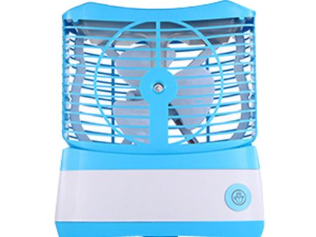 USB Portable Mini ABS Fan Cooling Desktop Air Conditioner Fan Humidified Foggy Online Sale