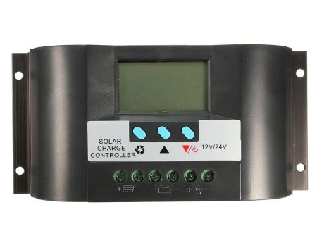 LCD 30A 12V 24V Auto Switch LCD Solar Panel Battery Regulator Charge Controller For Cheap