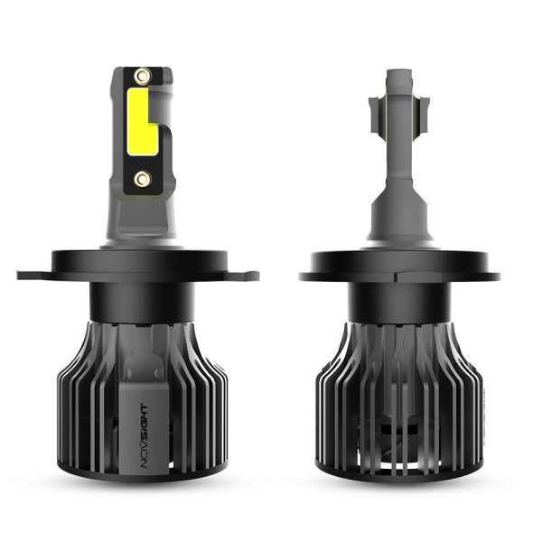 NovSight A500-N39 2PCS 72W DC9-32V Pair Car Headlight LED Bulbs 10,000LM PAIR Car Headlamps 6000K IP68 Waterproof Discount