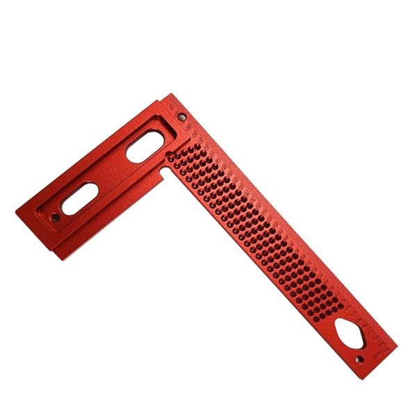 90 Degree Aluminum Alloy Square Ruler with Metric Scale Height Gauge Right Angle Corner Carpenter Tool Essential Woodworking Tool for Precision Measurement Cheap