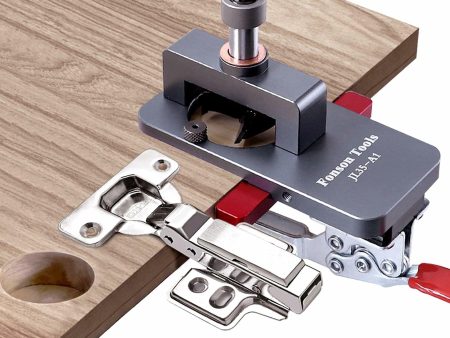 Fonson Tools 35mm Concealed Hinge Jig Drilling Guide Door Hinge Jig for Woodworking Door Cabinet Hinges Mounting Tool For Cheap