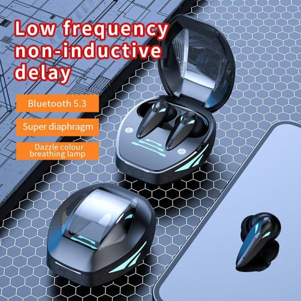 TG09 TWS bluetooth 5.3 Earphone HiFi Stereo Bass ACC HD Audio Intelligent Noise Cancelling LED Breathing Light Auto Connection Low Gaming Latency In-ear Sports Headphone with Mic Sale