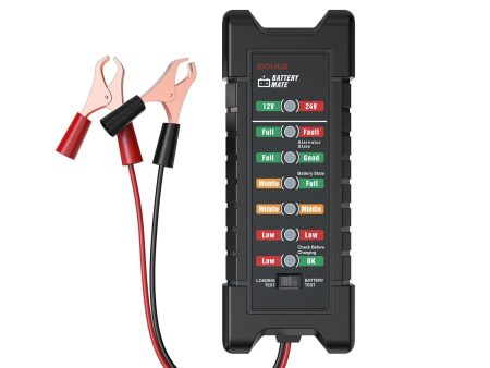 KINGBOLEN Battery Tester Bm410 12~24V Copper Clip Version Car Digital 6 LED Light Alternator Auto Battery Analyze For Cheap