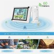 1-to-1 Indoor Outdoor Wireless Thermometer Weather Station Clock Cheap