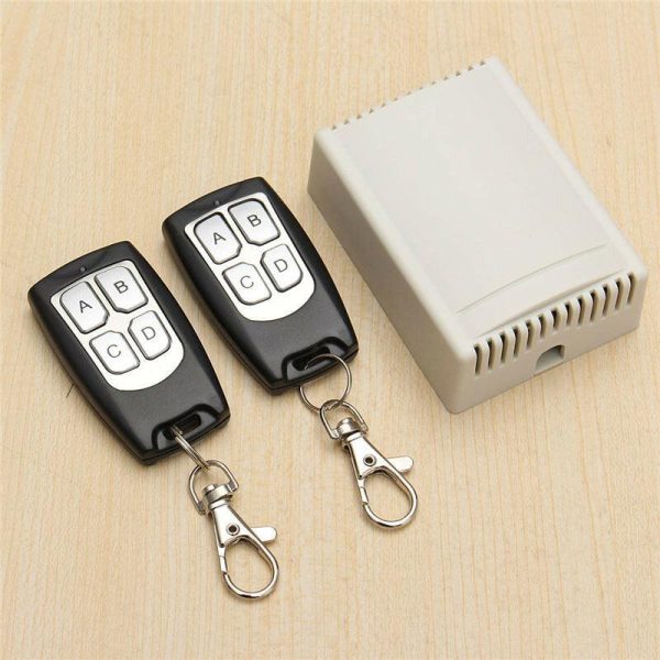 Geekcreit 12V 4CH Channel 315Mhz Wireless Remote Control Switch With 2 Transimitter Hot on Sale