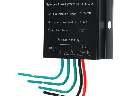 100W-800W DC 12V 24V Wind Turbine Generator Battery Charge Controller Regulator Cheap