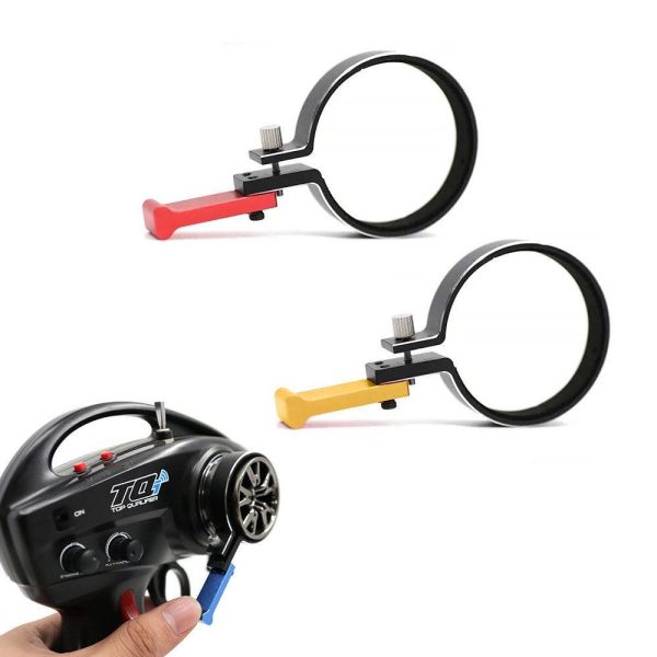 RC Transmitter Steering Wheel Aluminum Alloy Trigger Release for RC Car Boat Tank Robot Model Accessories Cheap