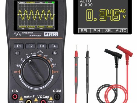 MUSTOOL MT8208 Intelligent Graphical Digital Oscilloscope Multimeter Fashion