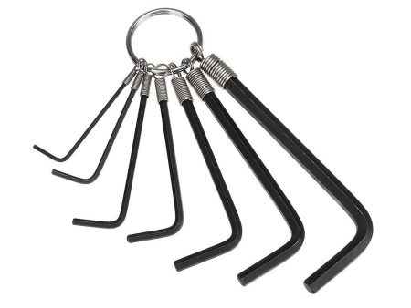 JETECH Hex Key Wrench 7Pcs Hex Key Set On A Ring Cheap