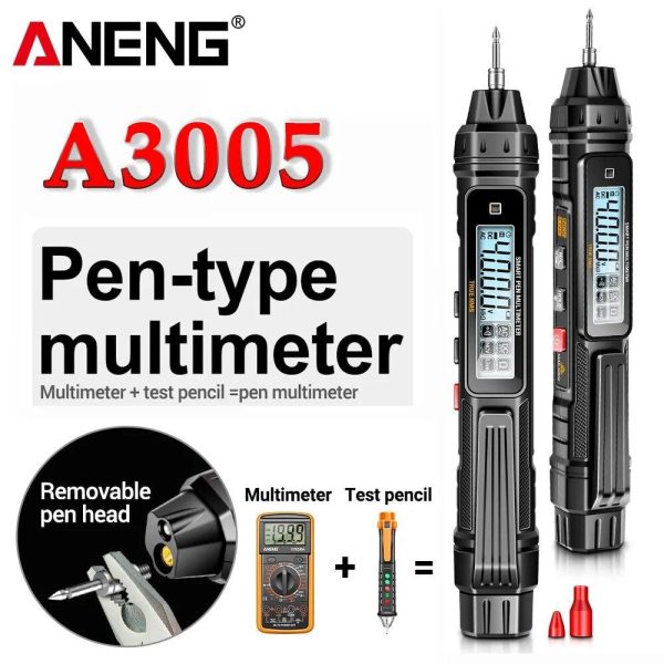 ANENG A3005 Digital Multimeter Pen Type 4000 Counts Professional Meter Hot on Sale