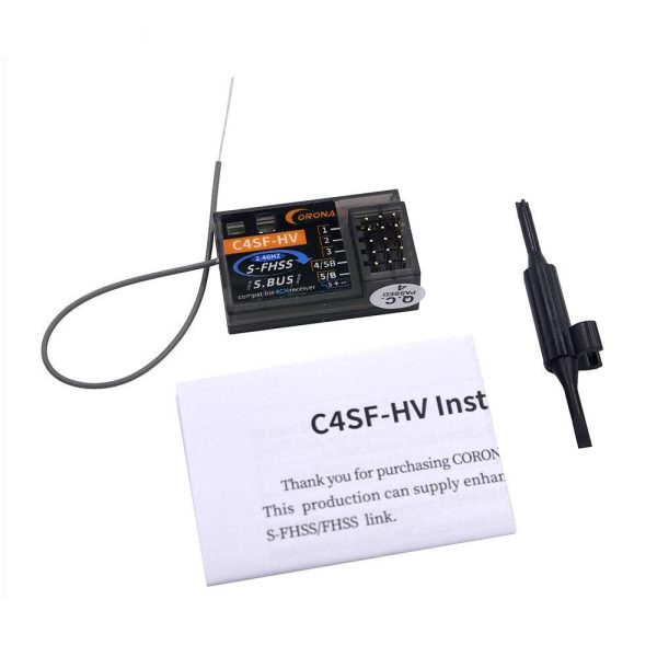 CORONA R4SF 2.4GHZ 4CH S-FHSS RC Receiver for FUTABA T6J T8J T10J T14SG RC Transmitter Fashion