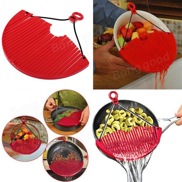 Strainer Kitchen Filter Vegetables Food Control Drain Fruits Kitchen Cooking Tool For Sale