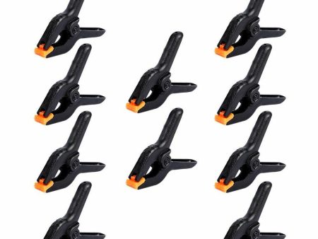 10pcs Ratchet Bar Clamp 2 3 4 6 Inch Woodworking A-Clip Black Wood Working Clip Plastic DIY Ergonomic Grip for Crafts Photography For Discount