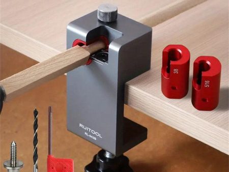 Dowel Maker Jig Tenon Dowel Plug Cutter With Sharp Alloy Blade Adjustable Drill Guide Positioner For Wood Sticks Making Round Bar Auxiliary Tool Online Hot Sale