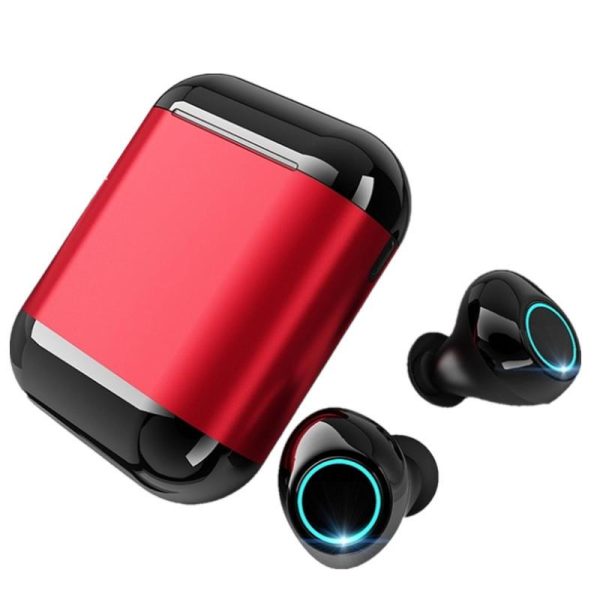 TWS Mini Portable Wireless bluetooth Earphone Stereo Smart Touch Bilaterial Calls Headphone with Charging Box For Discount