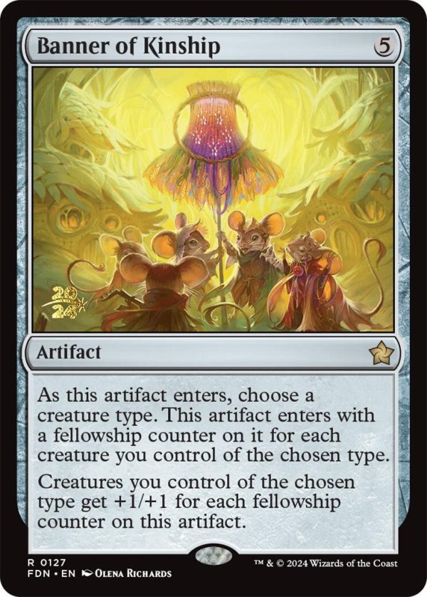 Banner of Kinship [Foundations Prerelease Promos] For Discount