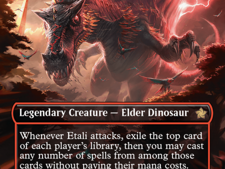 Etali, Primal Storm (Borderless) (Mana Foil) [Foundations] Hot on Sale