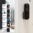 R5 Tuya WiFi Smart Dual-Side Fingerprint Lock Home Security Door Lock Encryption with Fingerprint Passcode IC Card APP Key NFC Electronic Bullhead Lock For Discount