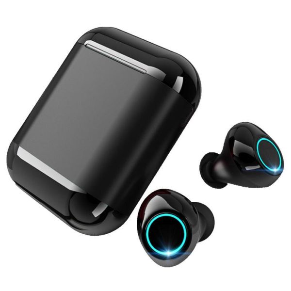 TWS Mini Portable Wireless bluetooth Earphone Stereo Smart Touch Bilaterial Calls Headphone with Charging Box For Discount