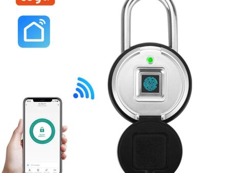 BOZZYS PL-P3Z-TY Tuya Smart Fingerprint Padlock Electronic Door Lock Supply