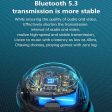 DX01 TWS bluetooth 5.3 Earphone 8D Stereo Surround Sound LED Light Digital Display Online now