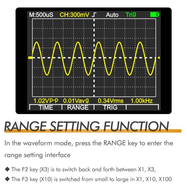 MUSTOOL MT8208 Intelligent Graphical Digital Oscilloscope Multimeter Fashion