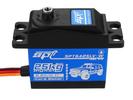 SPT Servo SPT5425LV-W 25KG 90 Digital Servo Metal Gear Large Torque Waterproof For 1:8 1:10 RC Robot Car Boat on Sale