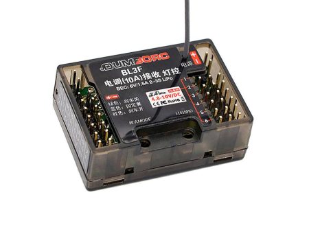 DumboRC BL3F(G) 2.4GHz 6CH 3-in-1 Light Control RC Receiver Support Gyro for X4 X5 X6 X6PM Radio Transmitter Fashion