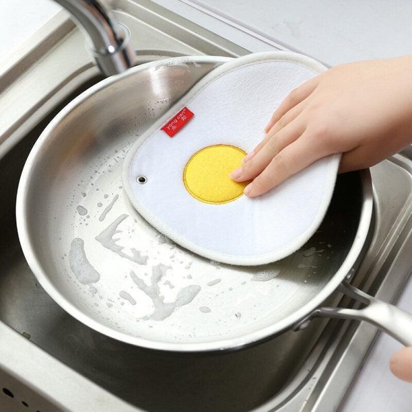 KC-CS11 Hang Thickness Bibulous Dishcloth Heat Resistant Coaster Dry Hand Dish Cleaning Towel Discount