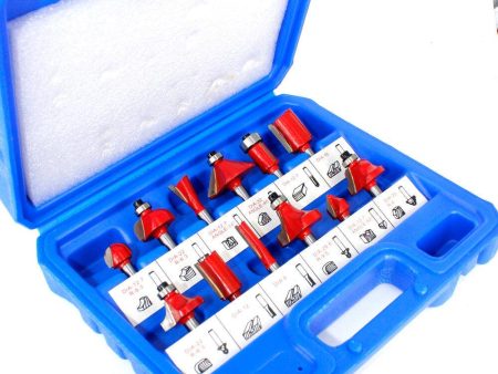 12 15pcs 1 4  Shank Router Bit Set Milling Cutter For Wood Trimming Slotting Engraving Carbide Woodworking DIY Tools Discount