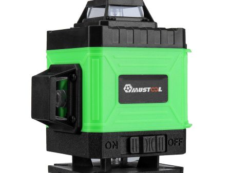 MUSTOOL 4D 16 Line Green Laser Level IP54 Self-Leveling 4000mAh Battery Touch Screen for Indoor Outdoor Construction For Sale