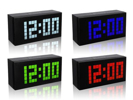 Big Display Large Alarm Clock Time Modern Alarm Clock Smart Clocks Countdown Digital Snooze Clock Discount